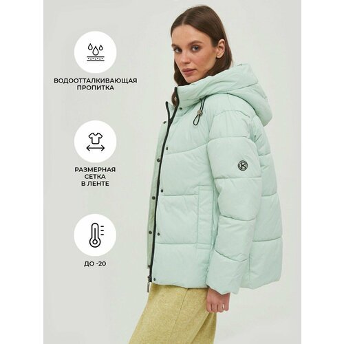 Купить Куртка КАЛЯЕВ, размер 42, оливковый
Модный зимний пуховик с современным утеплите...