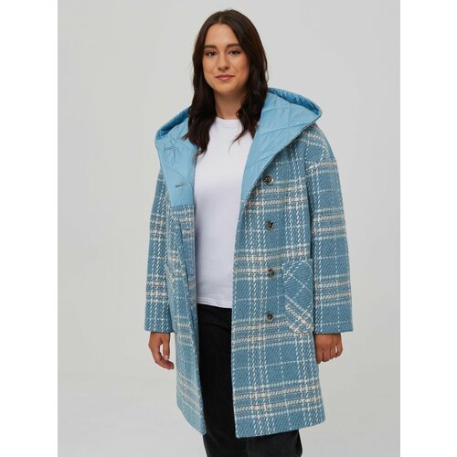 Купить Пальто КАЛЯЕВ, размер 58, бирюзовый
Наше женское пальто с капюшоном - это не тол...