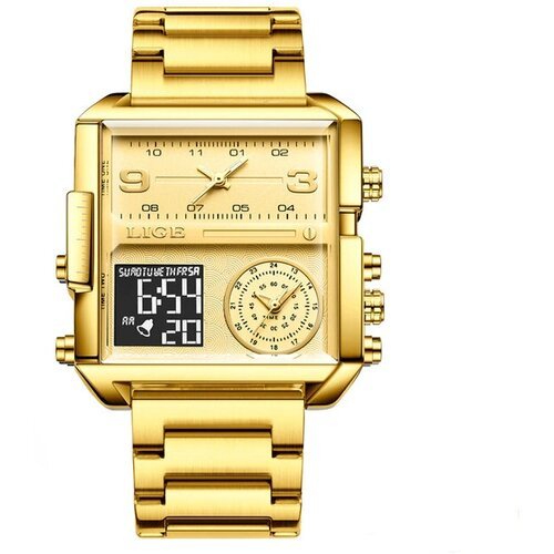 Купить Наручные часы LIGE, золотой
Изысканные мужские наручные кварцевые часы. Водонепр...