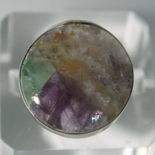 Купить Кольцо True Stones, флюорит, размер 17.5, фиолетовый, зеленый
Кольцо Флюорит<br>...