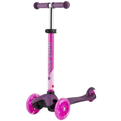 Купить Детский 3-колесный самокат Maxiscoo Baby, фиолетовый
Усиленная рулевая стойка с...