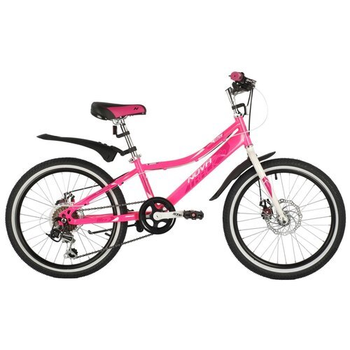 Купить Горный (MTB) велосипед Novatrack Alice 20 Disc (2021) розовый (требует финальной...