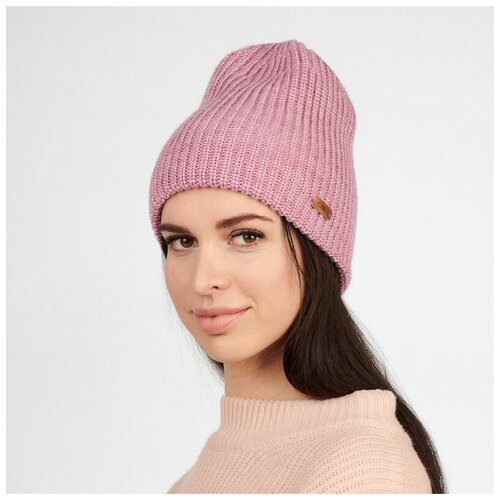 Купить Шапка FLIORAJ, размер 56-58, розовый
Женская шапка двойная зимняя вязаная с кожа...