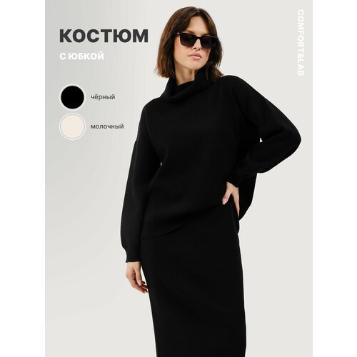 Купить Костюм, размер S, черный
Теплый вязаный костюм для женщин - идеальный выбор для...
