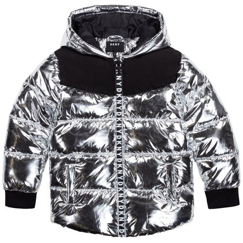 Купить Куртка DKNY, размер 152, серебряный
Куртка демисезонная с капюшоном бренда DKNY...