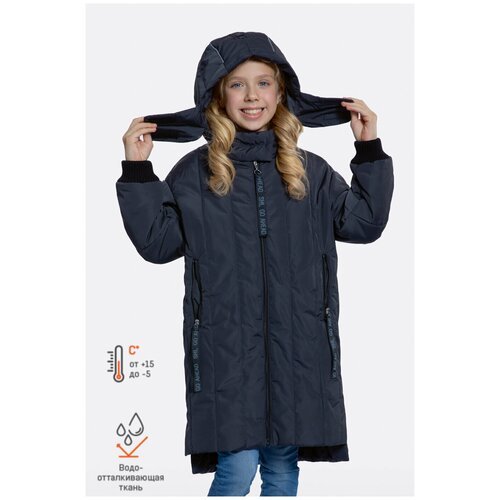 Купить Пальто Шалуны, размер 32, 122, серый
Демисезонное стеганное пальто для девочки....