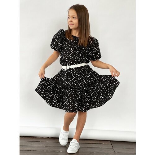 Купить Платье Бушон, размер 140-146, черный
Платье для девочки нарядное бушон ST62, цве...