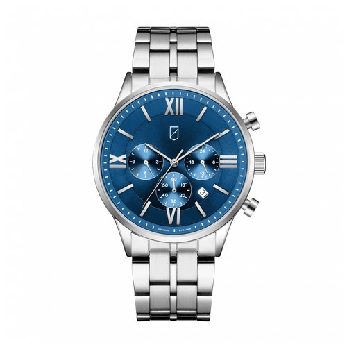 Купить Наручные часы УЧЗ, синий, серебряный
Наручные кварцевые мужские часы из нержавею...