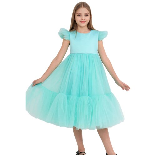Купить Платье MaxLine, размер 116, голубой
Отличный выбор для любой девочки. Нарядное п...