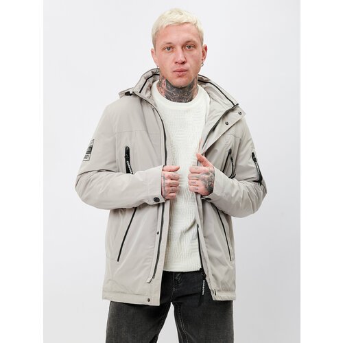 Купить Парка Corbona, размер 58, белый
Прямая мужская укороченная демисезонная куртка с...