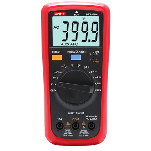 Купить Цифровой мультиметр UNI-T UT136B+
Измерение напряжения: до 1000V АС/DC;<br>Измер...