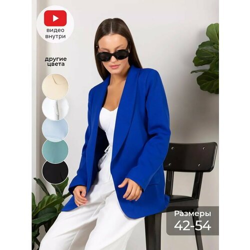 Купить Пиджак AnyMalls, размер 42, синий
Современный женский пиджак с подкладкой и завы...