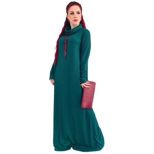 Купить Платье размер 46-48, зеленый
Элегантное базовое платье изумрудного цвета силуэта...