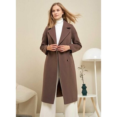 Купить Пальто КАЛЯЕВ, размер 48, коричневый
Благородное пальто из шерсти с небольшим до...