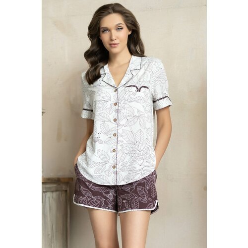 Купить Пижама MIA-AMORE, размер XL, коричневый
Комплект Mia-Amore состоит из рубашки с...