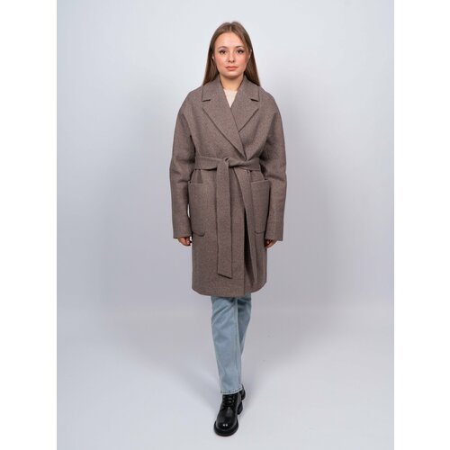 Купить Пальто , размер 48, коричневый
Стильное женское демисезонное пальто средней длин...