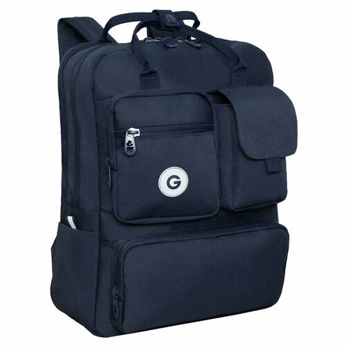 Купить Молодежный рюкзак GRIZZLYRD-343-2 для девушки: модный и практичный, темно-синий...