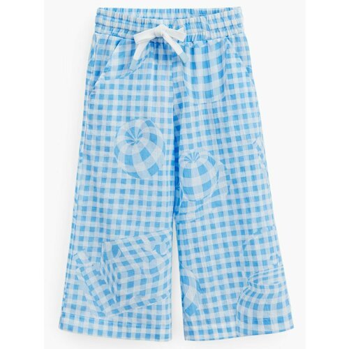 Купить Брюки Happy Baby, размер 128-134, голубой
Широкие хлопковые брюки незаменимы на...
