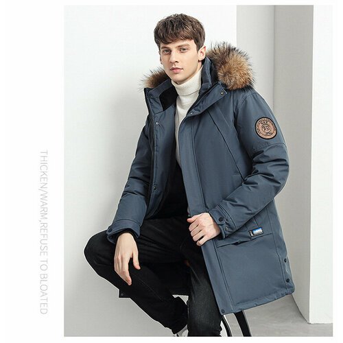 Купить куртка Beutyone, размер 4XL, синий
Куртка мужская зимняя длинная до колена. Модн...