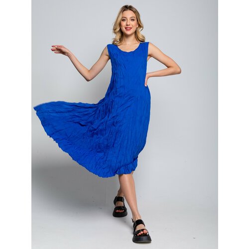 Купить Сарафан размер 42-52, синий
Сарафан женский летний стильный, с эффектом крэш , п...