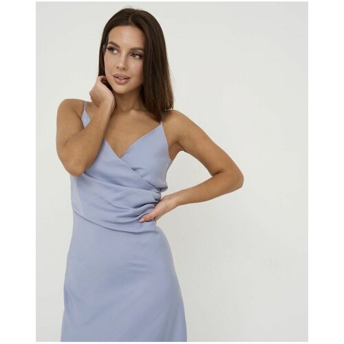 Купить Платье DE'BORA ROSE, размер S, голубой
Шелковое платье комбинация из нежного, ст...