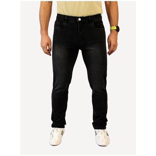 Купить Джинсы , размер 34, серый
Стильные мужские прямые джинсы с классической талией /...