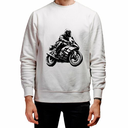 Купить Свитшот ROLY, размер S, белый
Название принта: Мотоцикл Байкер Спорт Скорость Го...