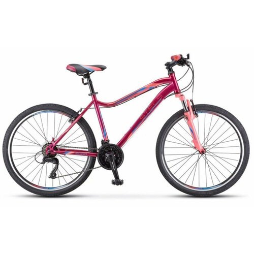 Купить Горный (MTB) велосипед STELS Miss 5000 V 26 V020 (2022) вишневый/розовый 16"
Доб...