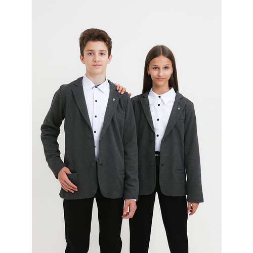 Купить Пиджак Formaschool, размер 140/10, серый
Пиджак для мальчика, школьный, трикотаж...