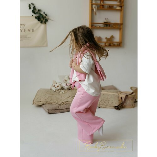 Купить Костюм BabyBoomsiki, размер 110, розовый
Детский розовый костюм из футера от бре...