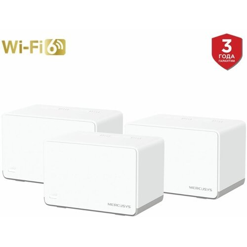 Купить Усилитель Wi-Fi сигнала Mercusys Halo H70X(3-pack) AX1800
Усилитель Wi-Fi сигнал...