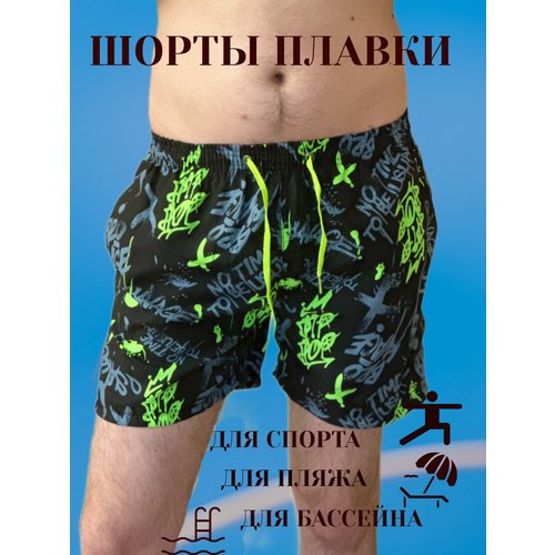 Купить Бордшорты , размер 46-48, зеленый, серый
Шорты для плавания мужские идеальное ре...