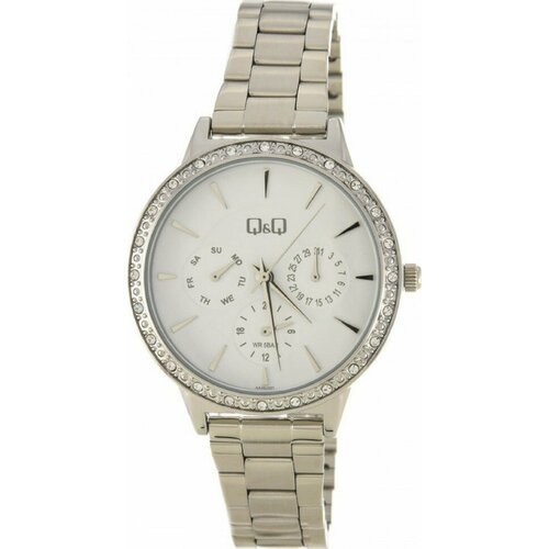 Купить Наручные часы Q&Q, белый
Женские японские кварцевые часы со стразами на стальном...