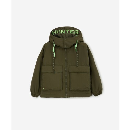 Купить Куртка Gulliver, размер 152, зеленый
Утепленная куртка с капюшоном свободной объ...