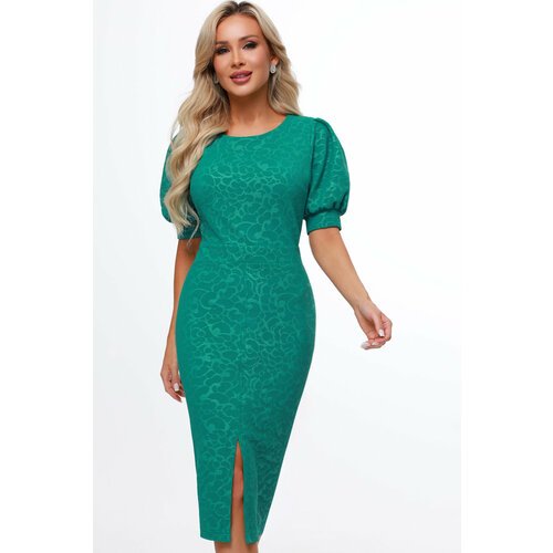 Купить Платье DStrend, размер 48, зеленый
Длинное нарядное платье с узором — универсаль...