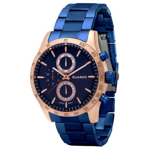Купить Наручные часы Guardo, золотой, синий
Часы Guardo 11675-4 тёмно-синий бренда Guar...