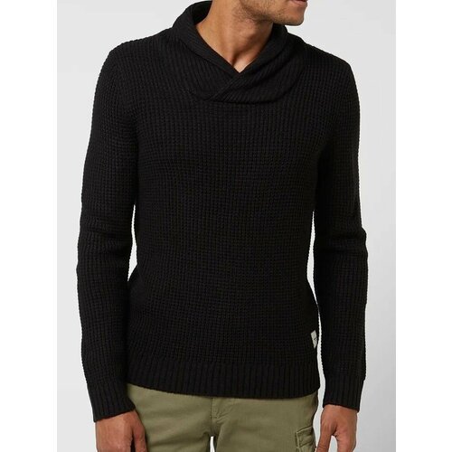 Купить Свитер Jack & Jones, размер 48, черный
Мужской пуловер комбинированной вязки с ш...