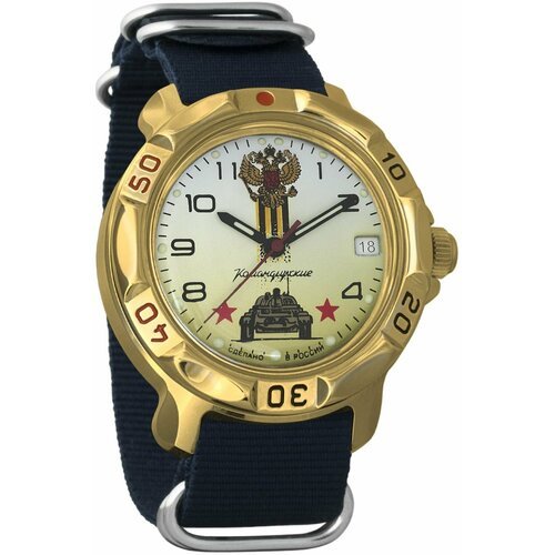 Купить Наручные часы Восток Командирские, синий, золотой
Часы с ручным подзаводом Восто...