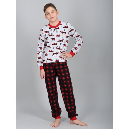 Купить Пижама LIDЭКО, размер 84/164, серый, черный
Детские пижамы "LIDEKO kids" изготов...