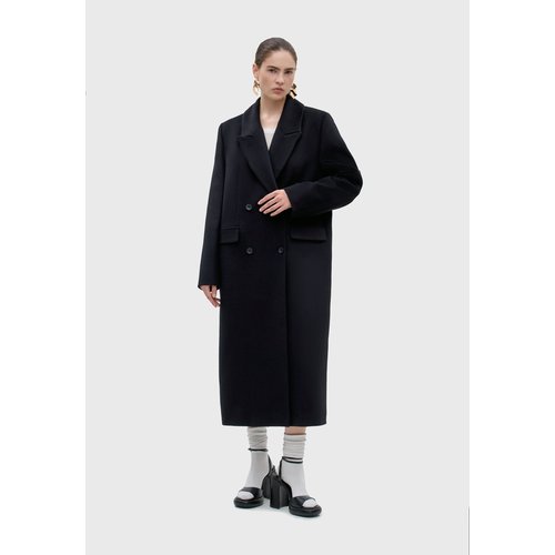 Купить Пальто STUDIO 29, размер S, черный
Пальто прямого кроя.<br>Двубортное.<br>Длина...