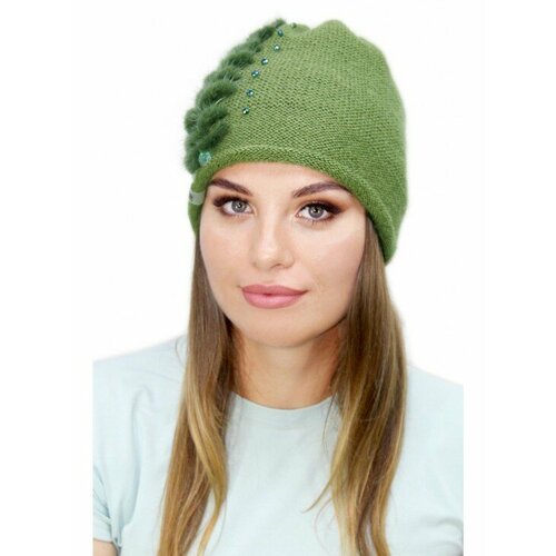 Купить Шапка Lemmex Шапка "Алвета", размер 55-56, зеленый
Женская шапка "Кристия" подар...