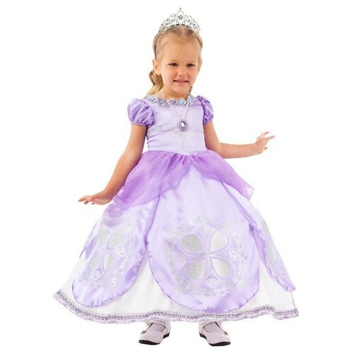 Купить Костюм пуговка, размер 122, фиолетовый
Карнавальный костюм Принцесса для девочки...
