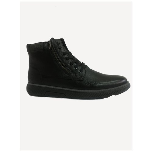 Купить Ботинки Rieker, размер 44, черный
Ботинки мужские черные кожаные на шнурках, с д...