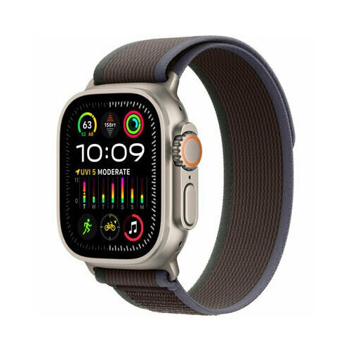 Купить Смарт-часы Apple Watch Ultra 2 49mm Titanium Case Trail (S/M) Blue Black
<p> App...