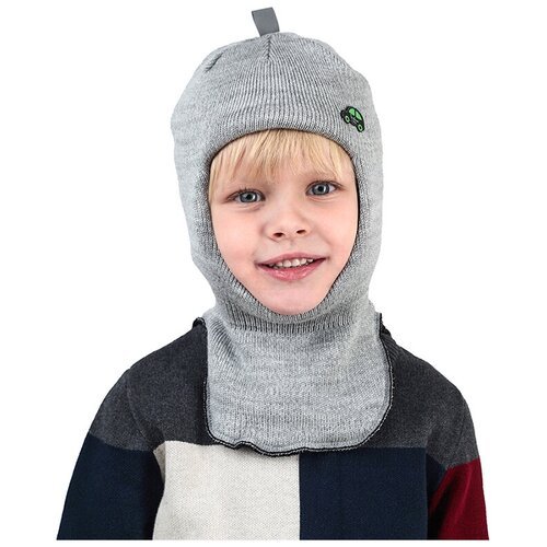 Купить Шапка-шлем Baziator, размер 48-50, серый
Теплая и мягкая детская шапка-шлем на з...