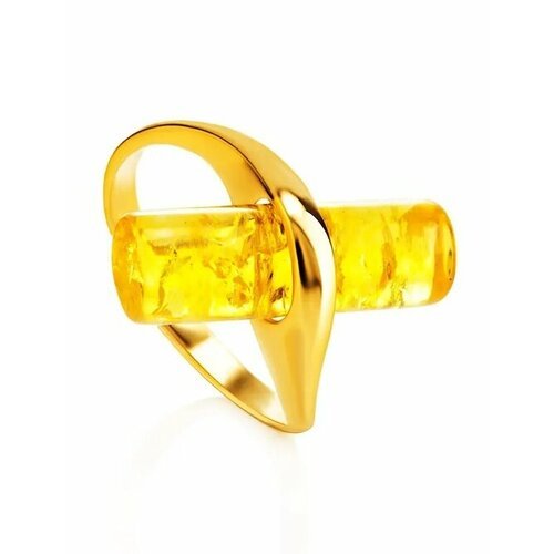Купить Кольцо, янтарь, безразмерное, желтый, золотой
Стильное кольцо «Скандинавия» из с...