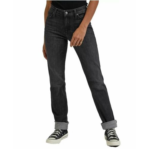 Купить Джинсы Lee, размер W26/L33, серый
Женские джинсы прямого кроя от бедра, слегка з...