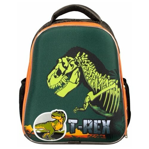 Купить №1 School Ранец Basic T-Rex (975128), черный/зеленый
Ранец №1School Basic T-Rex,...