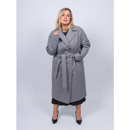 Купить Пальто , размер 52, серый
Стильное длинное женское демисезонное пальто премиум к...