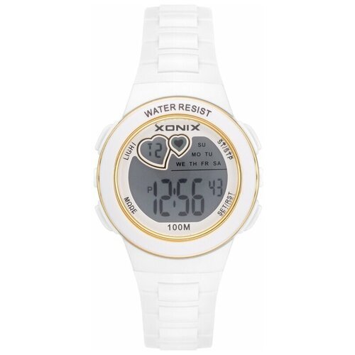 Купить Наручные часы XONIX, черный
Спортивные часы XONIX<br>Водная защита: 100М, 10 AT<...